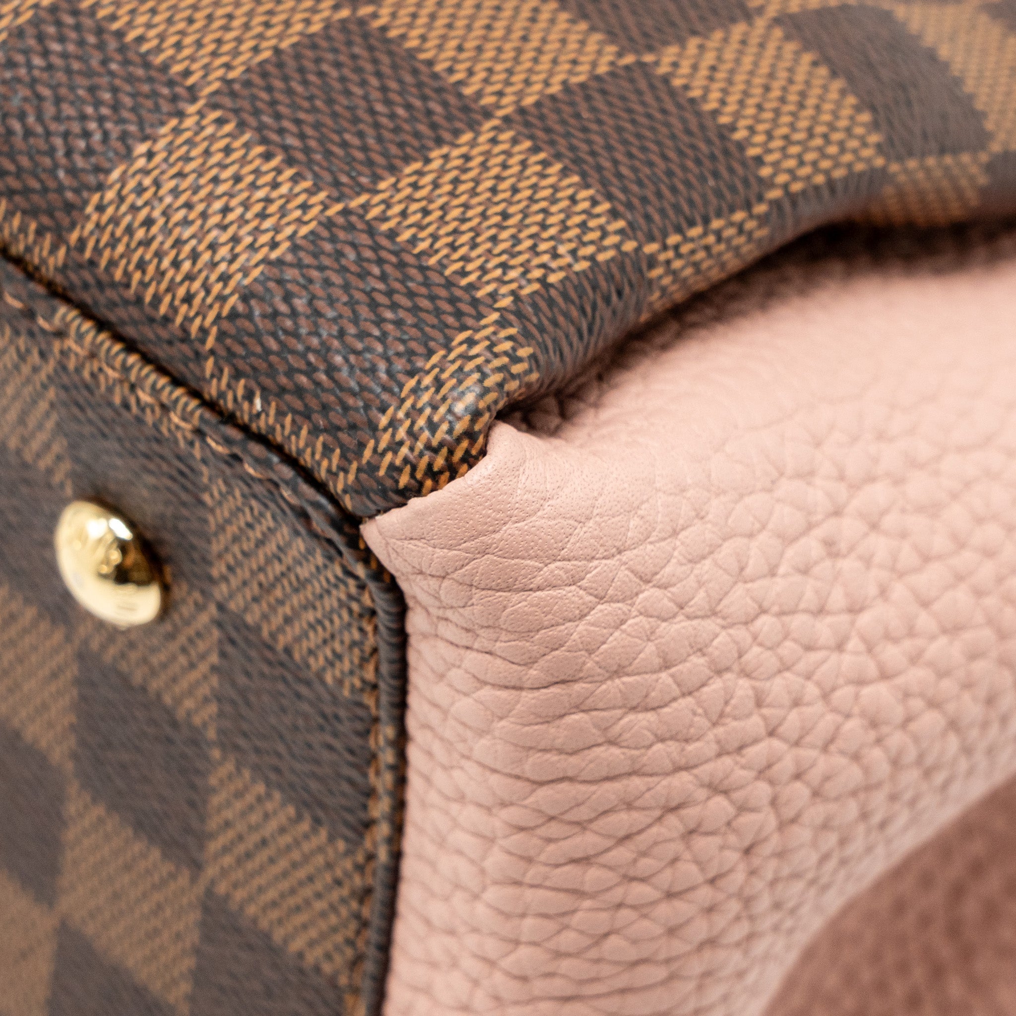 LOUIS VUITTON NORMANDY TOTE BAG DAMIER EBENE CANVAS MAGNOLIA GHW