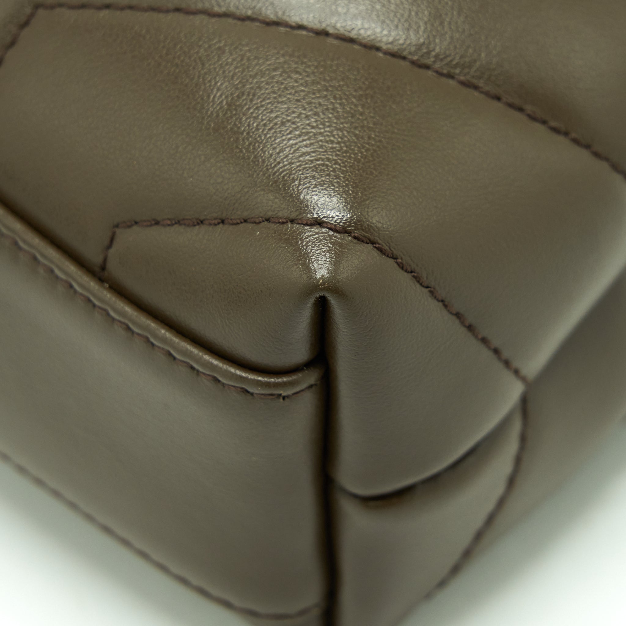 SAINT LAURENT/ YSL LOU LOU BAG BROWN GHW