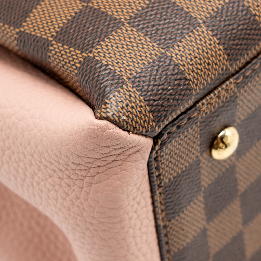 LOUIS VUITTON NORMANDY TOTE BAG DAMIER EBENE CANVAS MAGNOLIA GHW