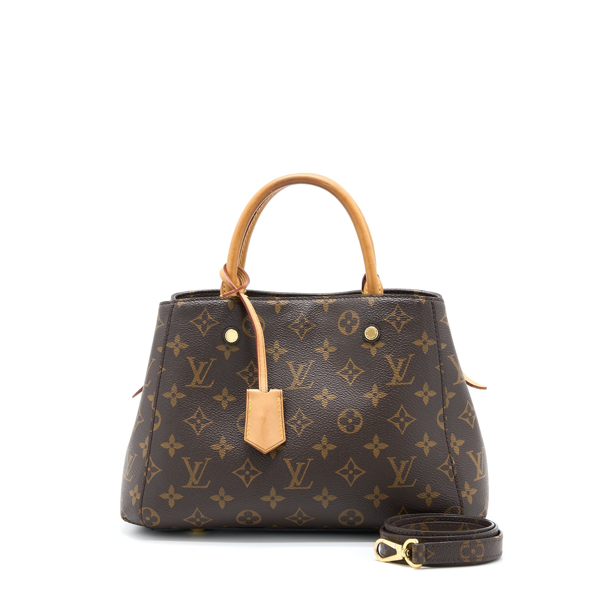 LOUIS VUITTON MONTAIGNE BB MONOGRAM CANVAS GHW