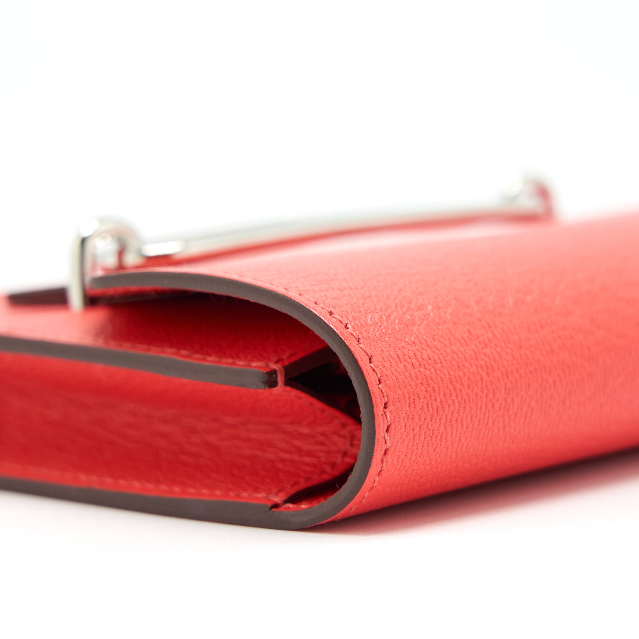 HERMES ROULIS SLIM EVERCOLOR ROSE TEXAS SHW