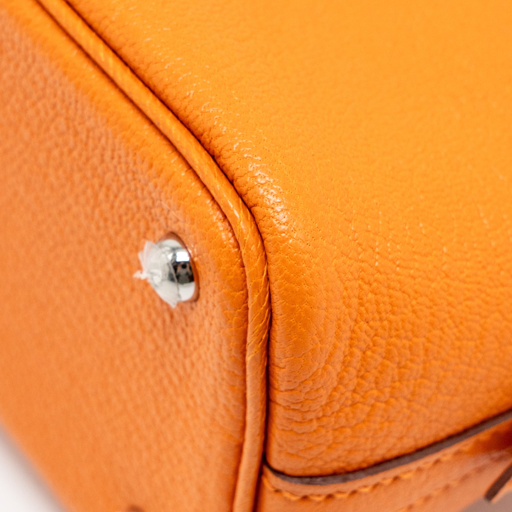 HERMES MINI BOLIDE CHÈVRE MYSORE ORANGE SHW
