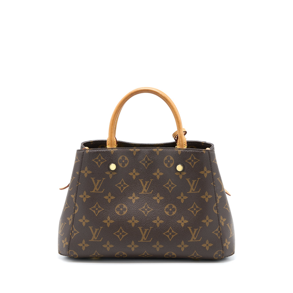 LOUIS VUITTON MONTAIGNE BB MONOGRAM CANVAS GHW