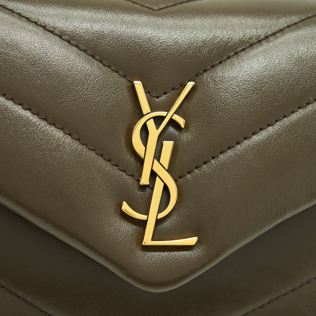 SAINT LAURENT/ YSL LOU LOU BAG BROWN GHW