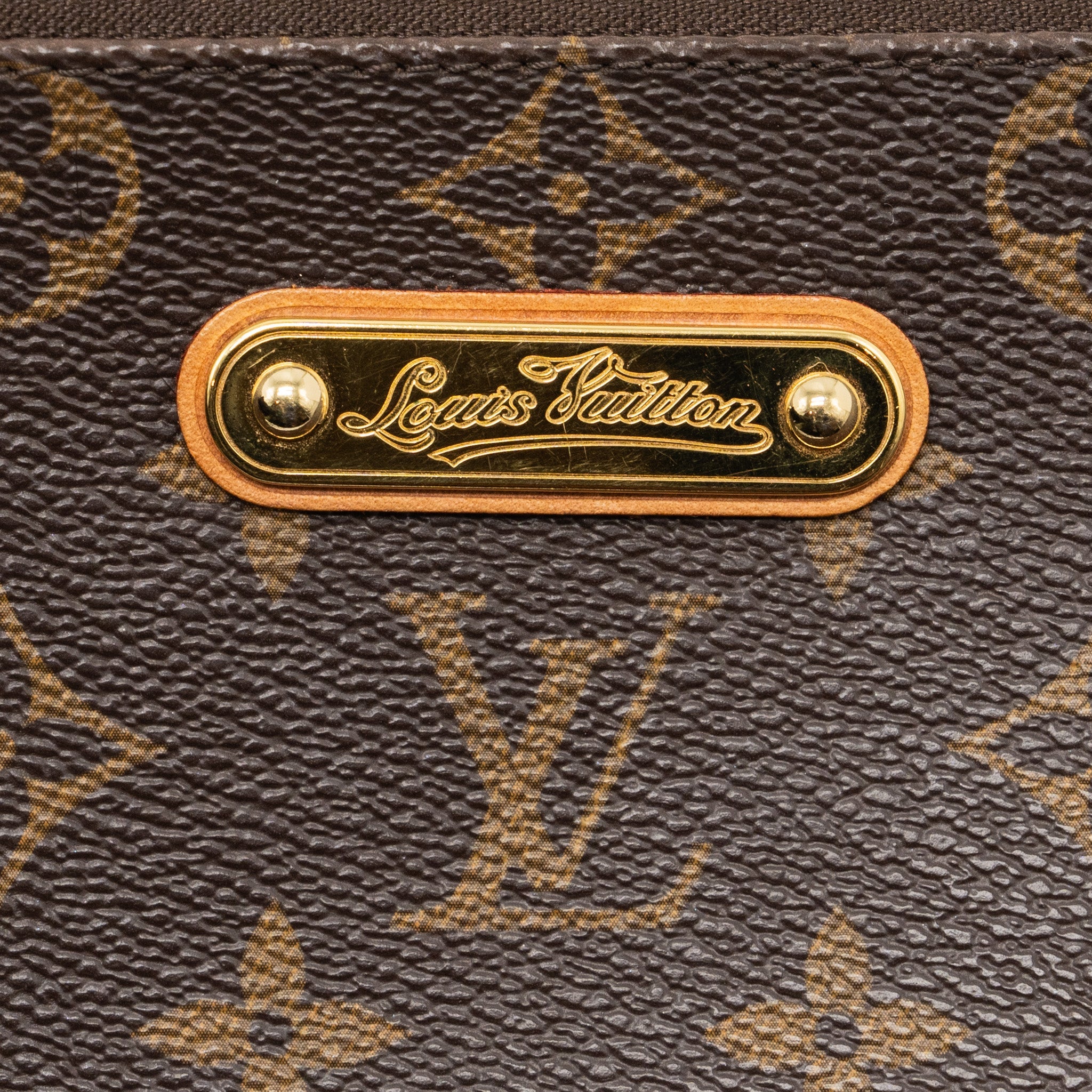 LOUIS VUITTON EVA POCHETTE BAG MONOGRAM CANVAS GHW