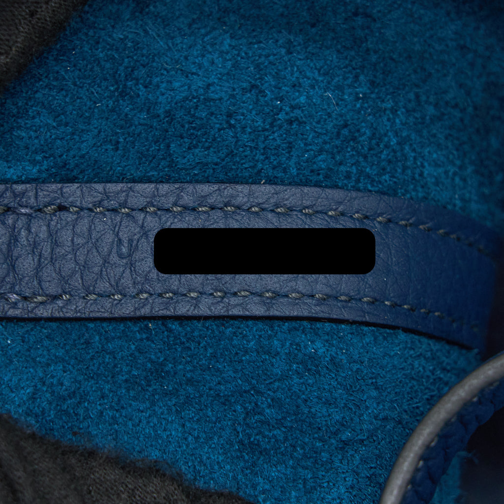HERMES PICOTIN 18 LOCK BAG CLEMENCE 7P BLEU DE PRUSSE SHW