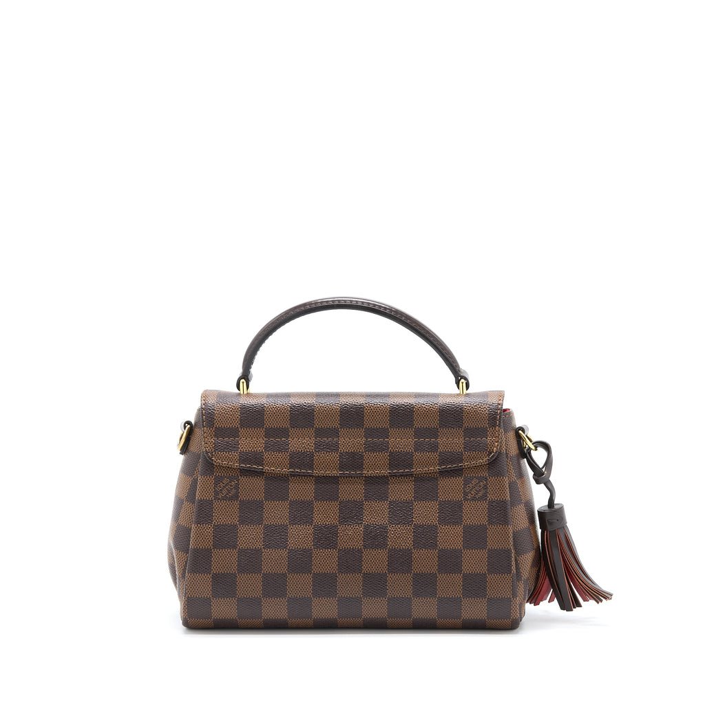 LOUIS VUITTON CROISETTE DAMIER EBENE GHW