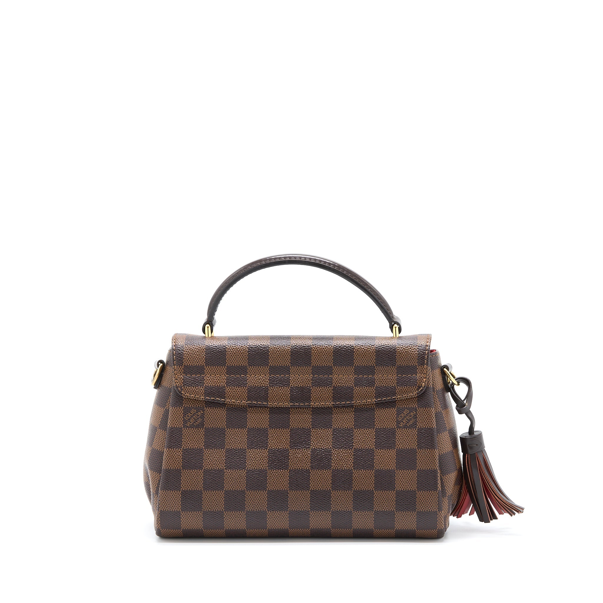 LOUIS VUITTON CROISETTE DAMIER EBENE GHW