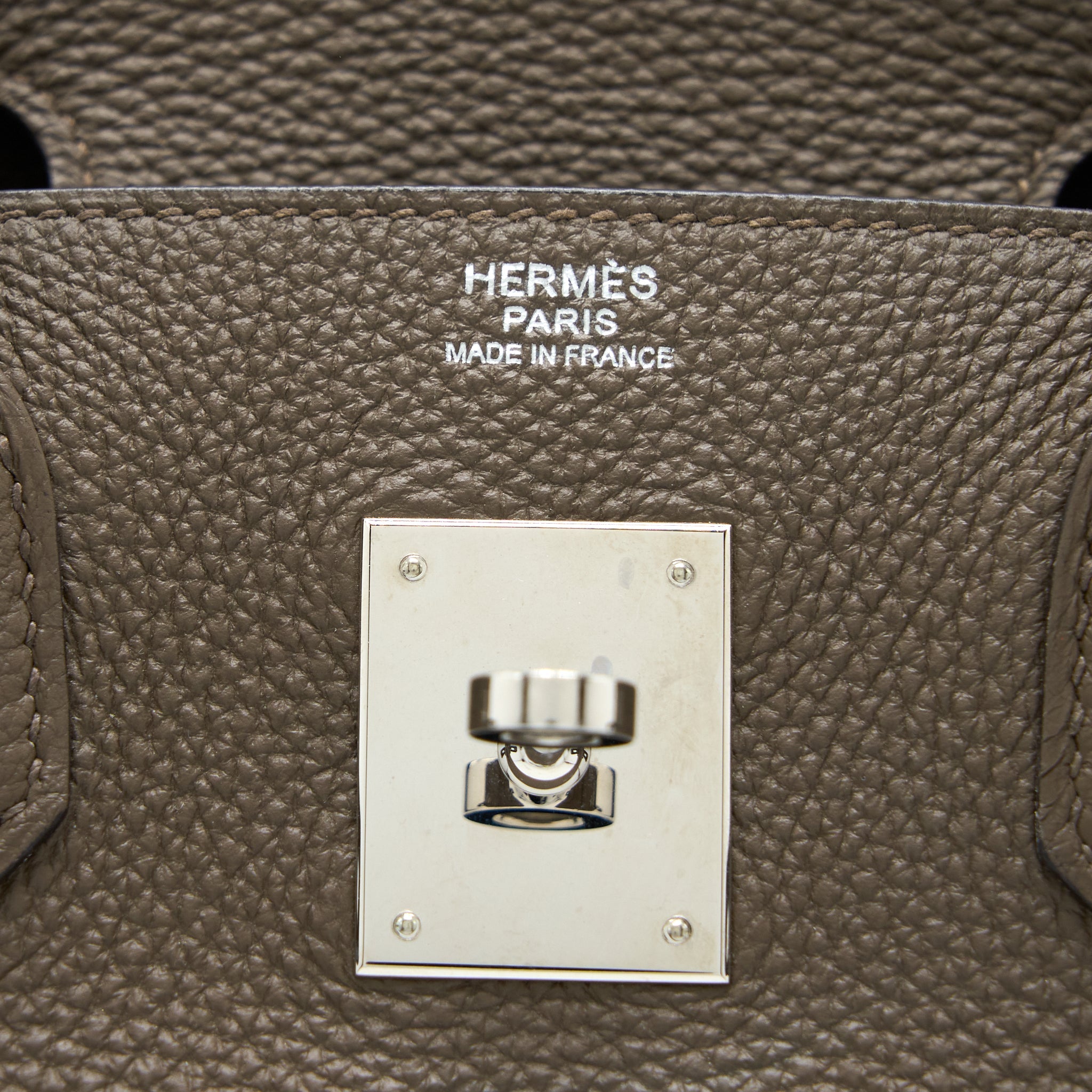 HERMES BIRKIN 30 TOGO 8F GRIS ETAIN SHW