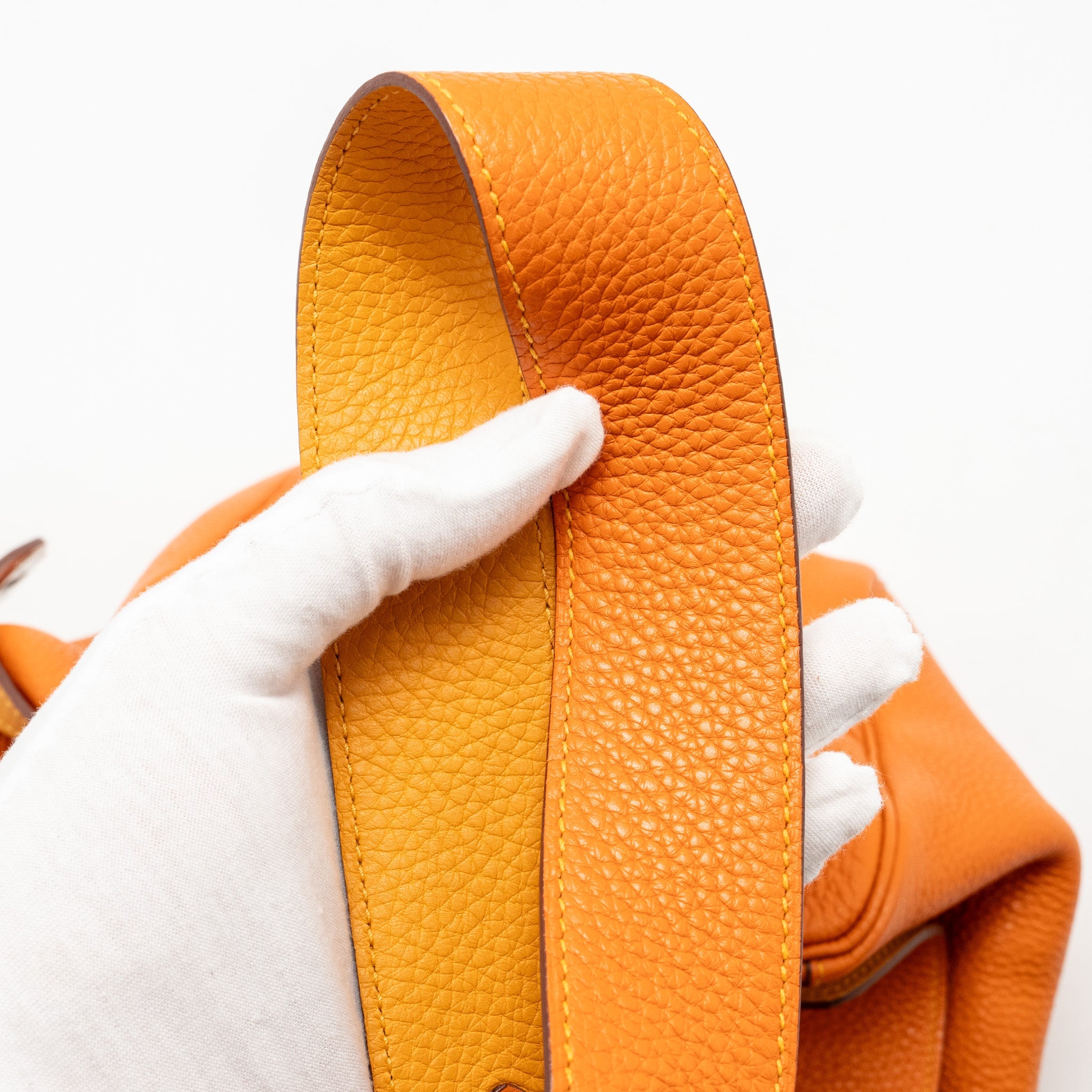 HERMES LINDY 34 CLEMENCE ORANGE SHW