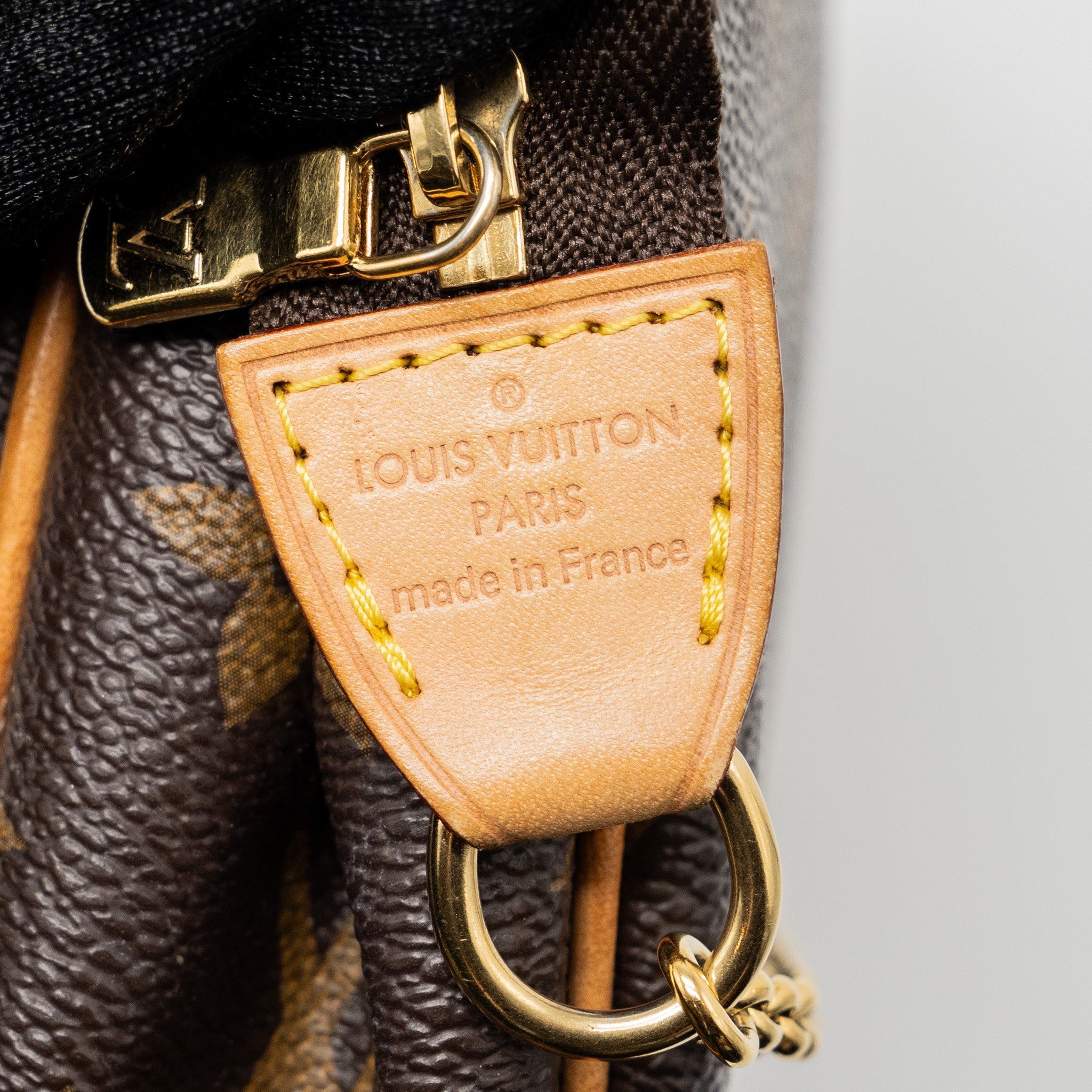 LOUIS VUITTON EVA POCHETTE BAG MONOGRAM CANVAS GHW
