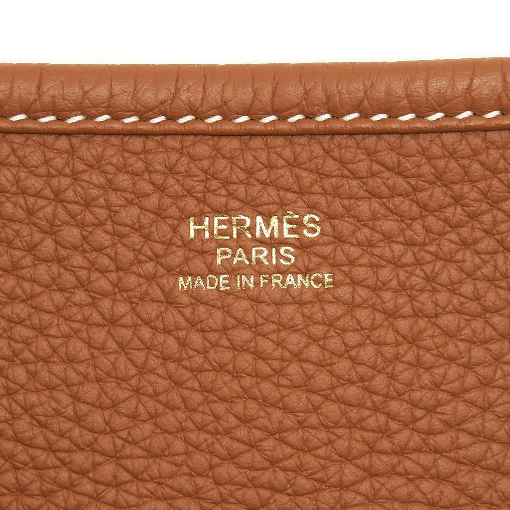 HERMES EVELYNE 33 GOLD GHW