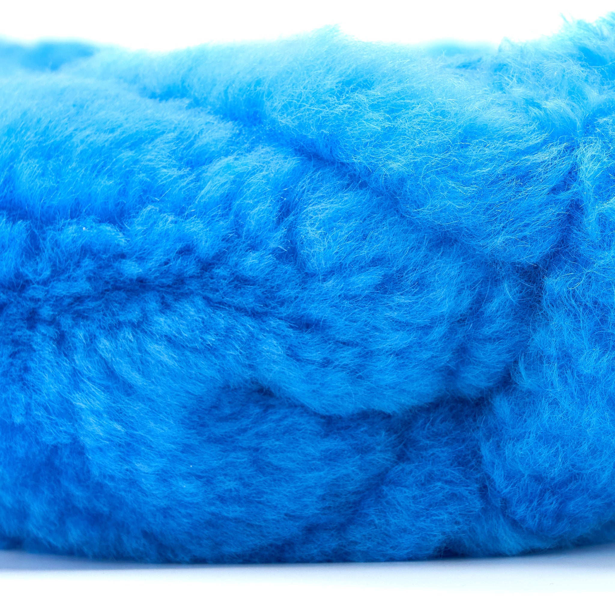 BOTTEGA VENETA FUR BAG WITH CHAIN SHEARLING/LAMBSKIN BLUE SHW