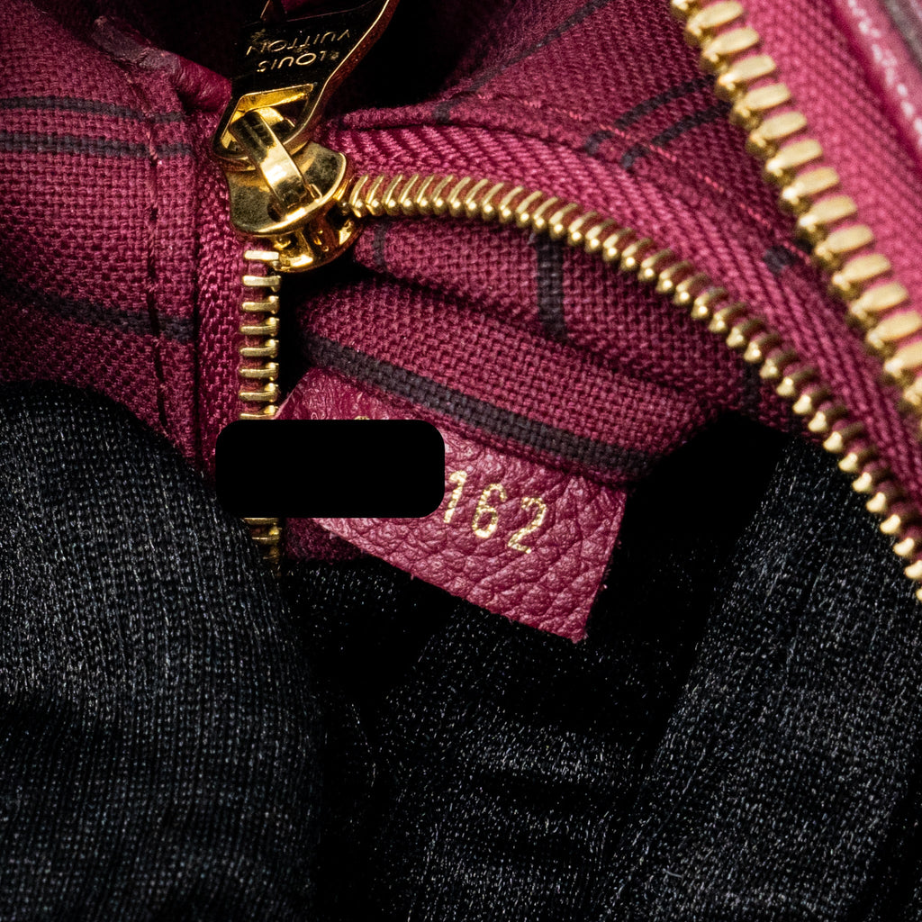 LOUIS VUITTON SPEEDY 25 BANDOULIERE MONOGRAM EMPREINTE PURPLE GHW