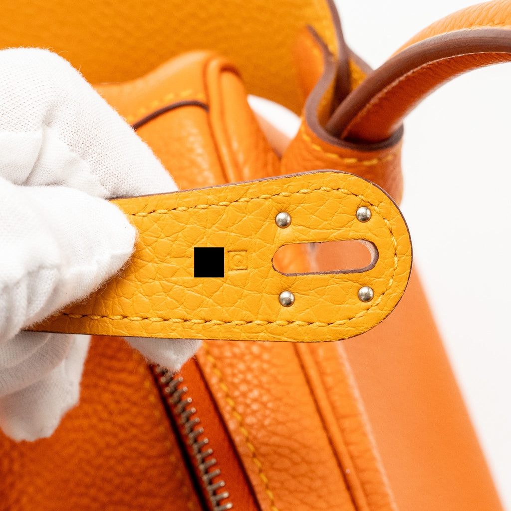 HERMES LINDY 34 CLEMENCE ORANGE SHW