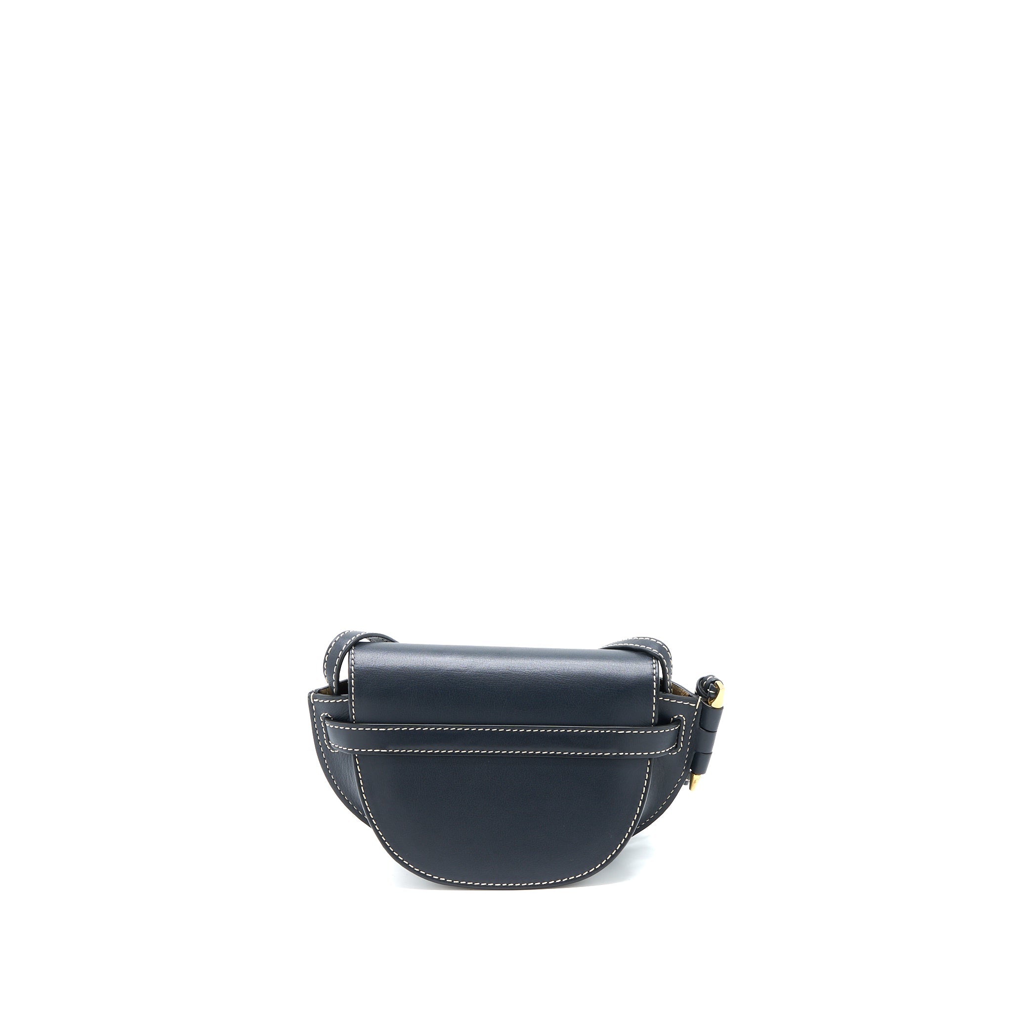 LOEWE MINI GATE CALFSKIN NAVY GHW