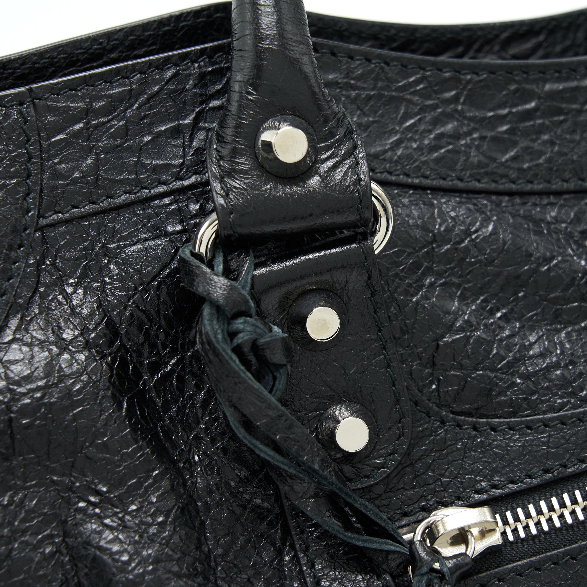 BALENCIAGA GIANT CITY BAG BLACK SHW