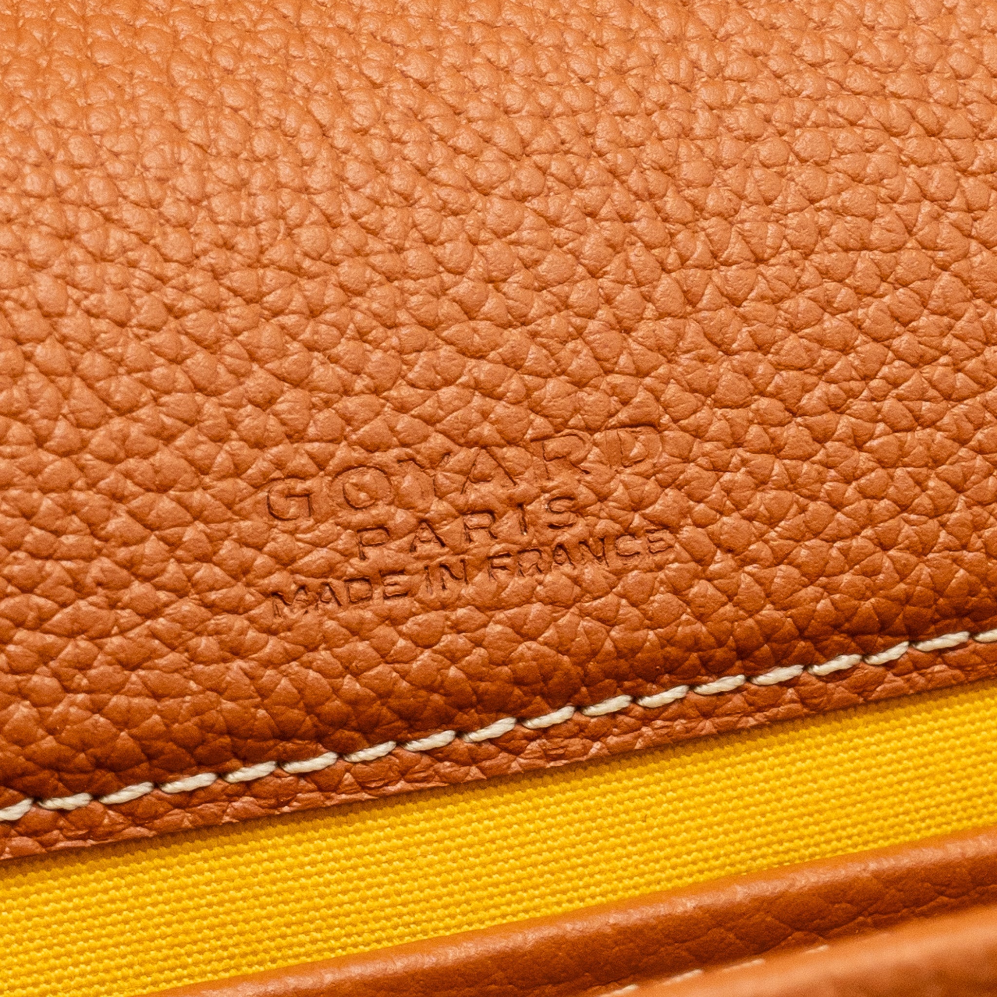 GOYARD BELVEDERE PM MESSENGER BAG GOYARDINE CANVAS / CALFSKIN BLACK/TAN SHW