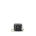 CHANEL PEARL CRUSH MINI VANITY LAMBSKIN BLACK GHW