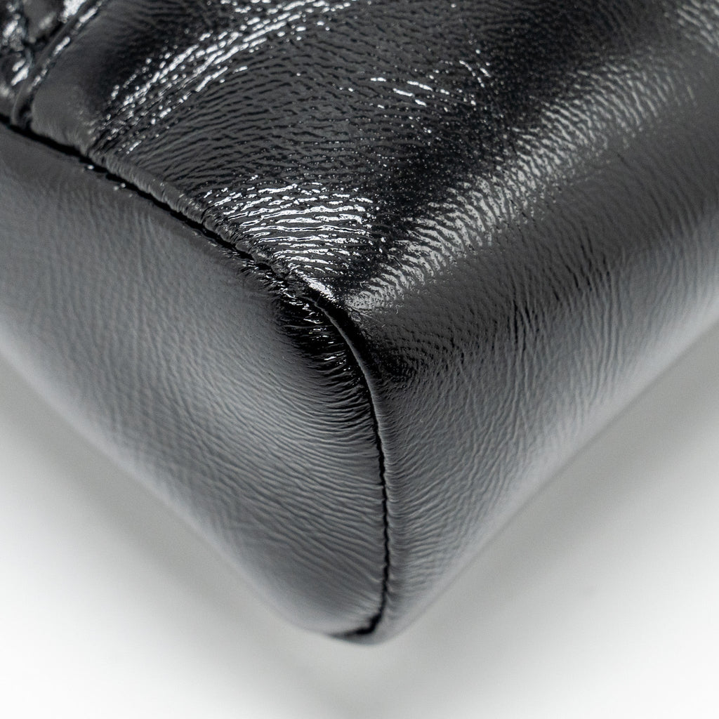 CHANEL MINI 31 BAG SHINY CALFSKIN BLACK LGHW (MICROCHIP)