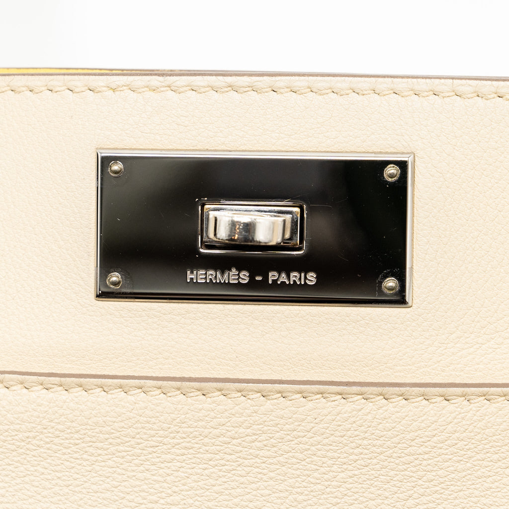 HERMES TOOLBOX 26 CLEMENCE CRAIE/JAUNE POUSSIN SHW