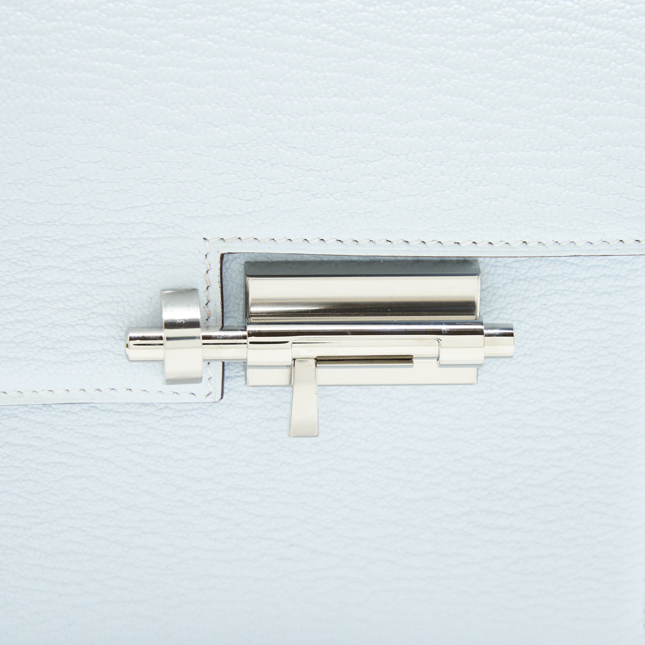 HERMES MINI VERROU BAG CHÈVRE MYSORE T0 BLEU BRUME SHW