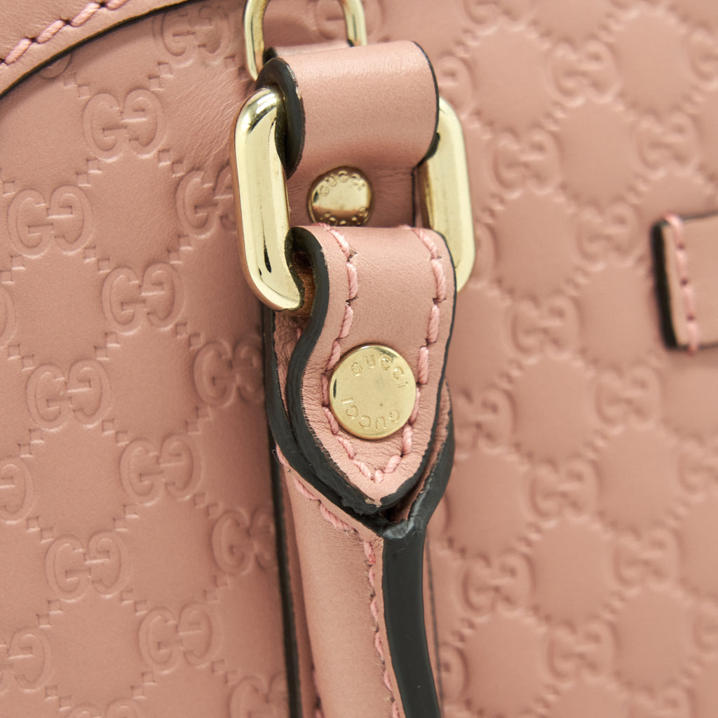 GUCCI TOP HANDLE TOTE BAG LIGHT PINK LGHW