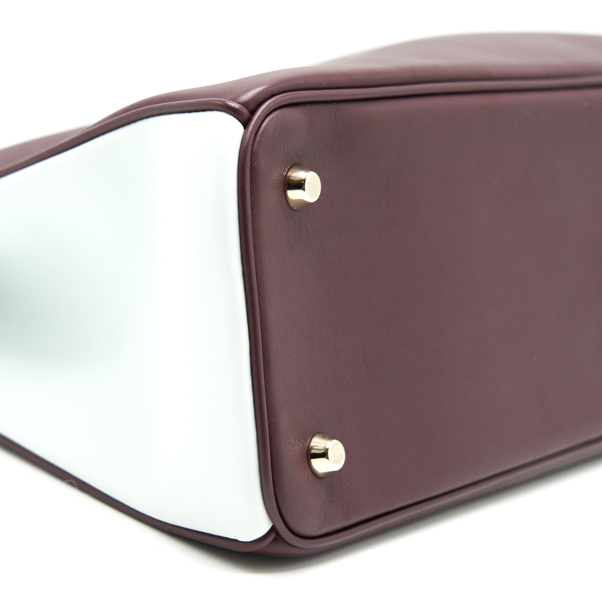 CHRISTIAN DIOR LARGE DIORISSIMO LEATHER HANDBAG MULTICOLOUR
