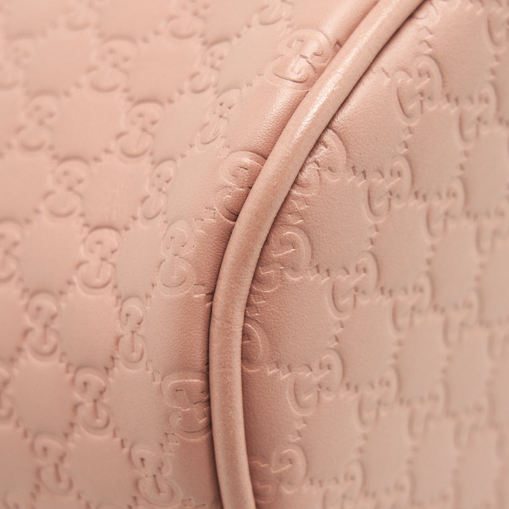 GUCCI TOP HANDLE TOTE BAG LIGHT PINK LGHW