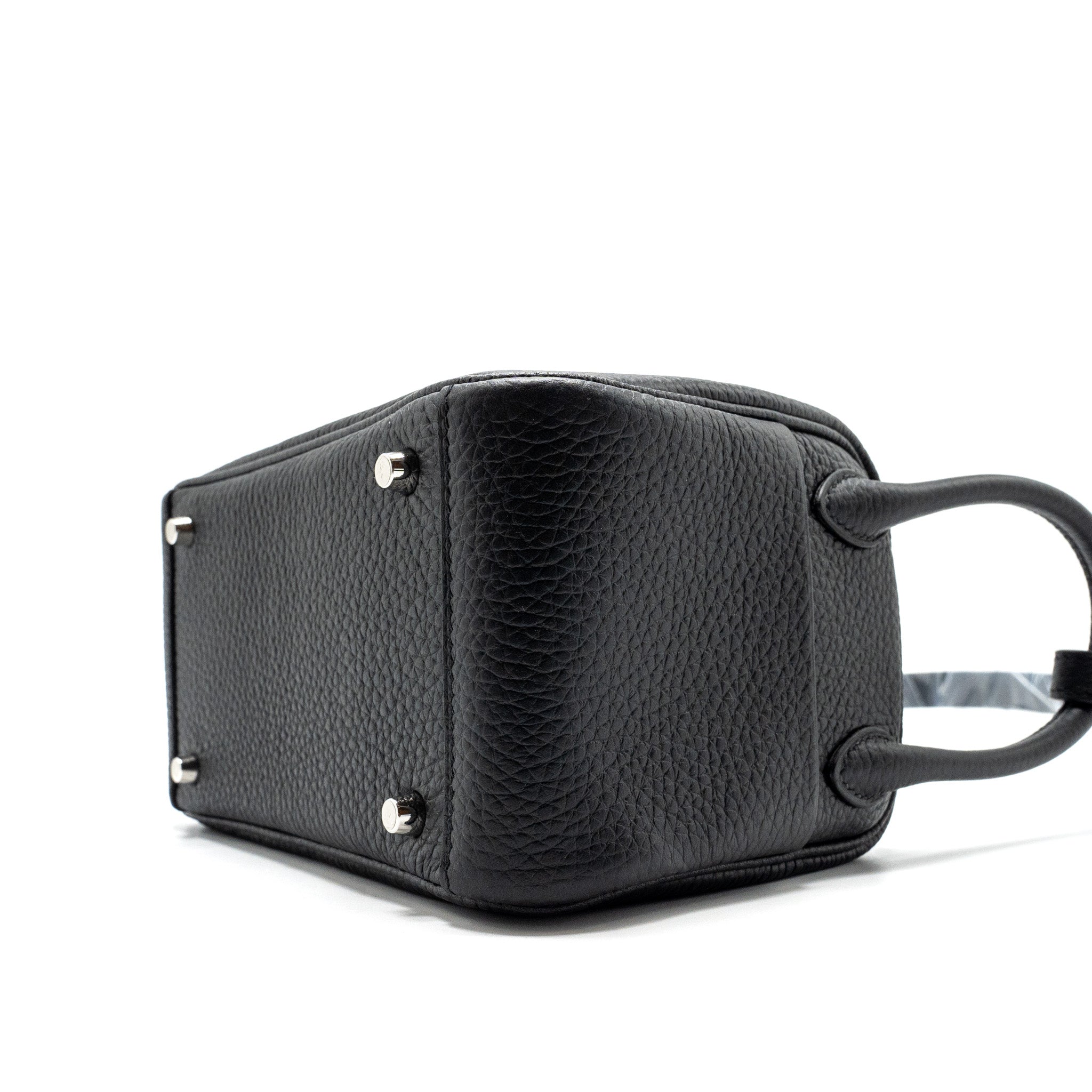 HERMES MINI LINDY CLEMENCE BLACK SHW