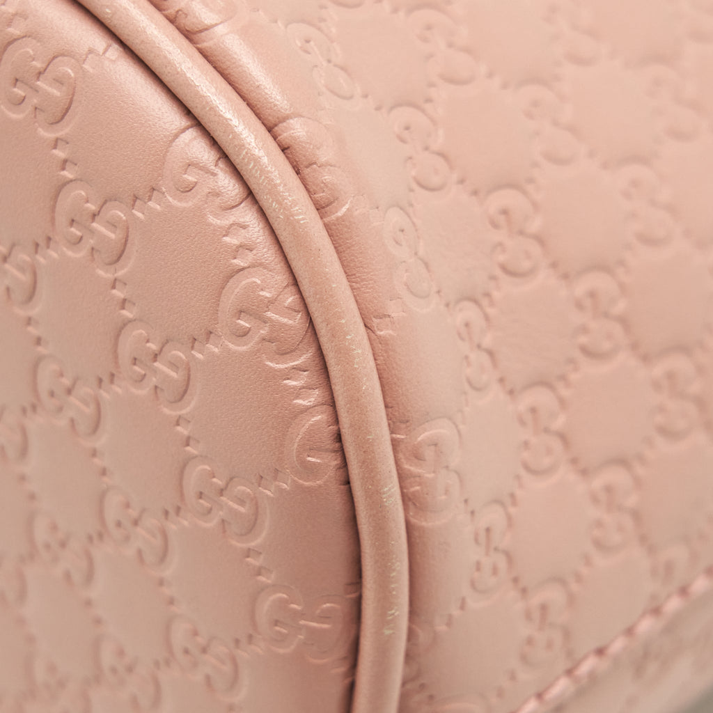 GUCCI TOP HANDLE TOTE BAG LIGHT PINK LGHW