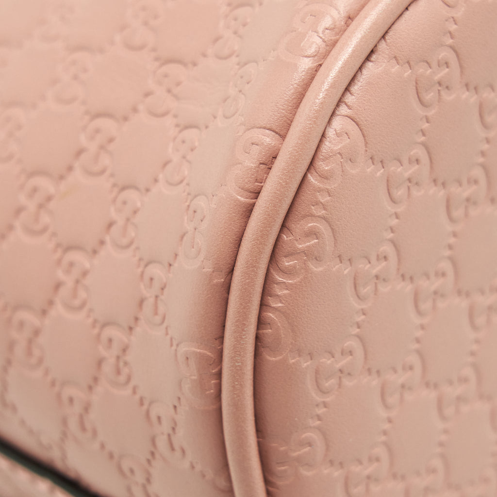GUCCI TOP HANDLE TOTE BAG LIGHT PINK LGHW