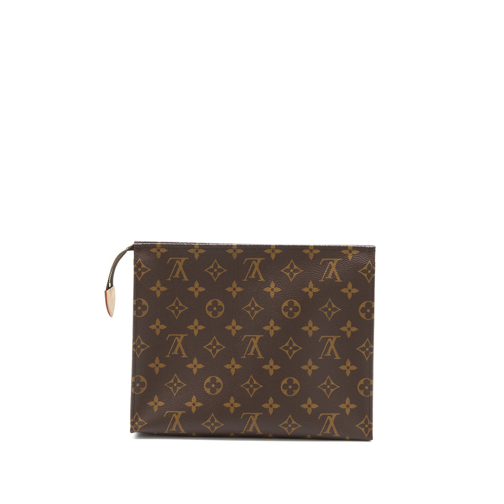 LOUIS VUITTON TOILETRY POCHETTE 26 MONOGRAM CANVAS GHW