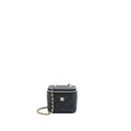 CHANEL MINI VANITY WITH CHAIN CAVIAR BLACK LGHW