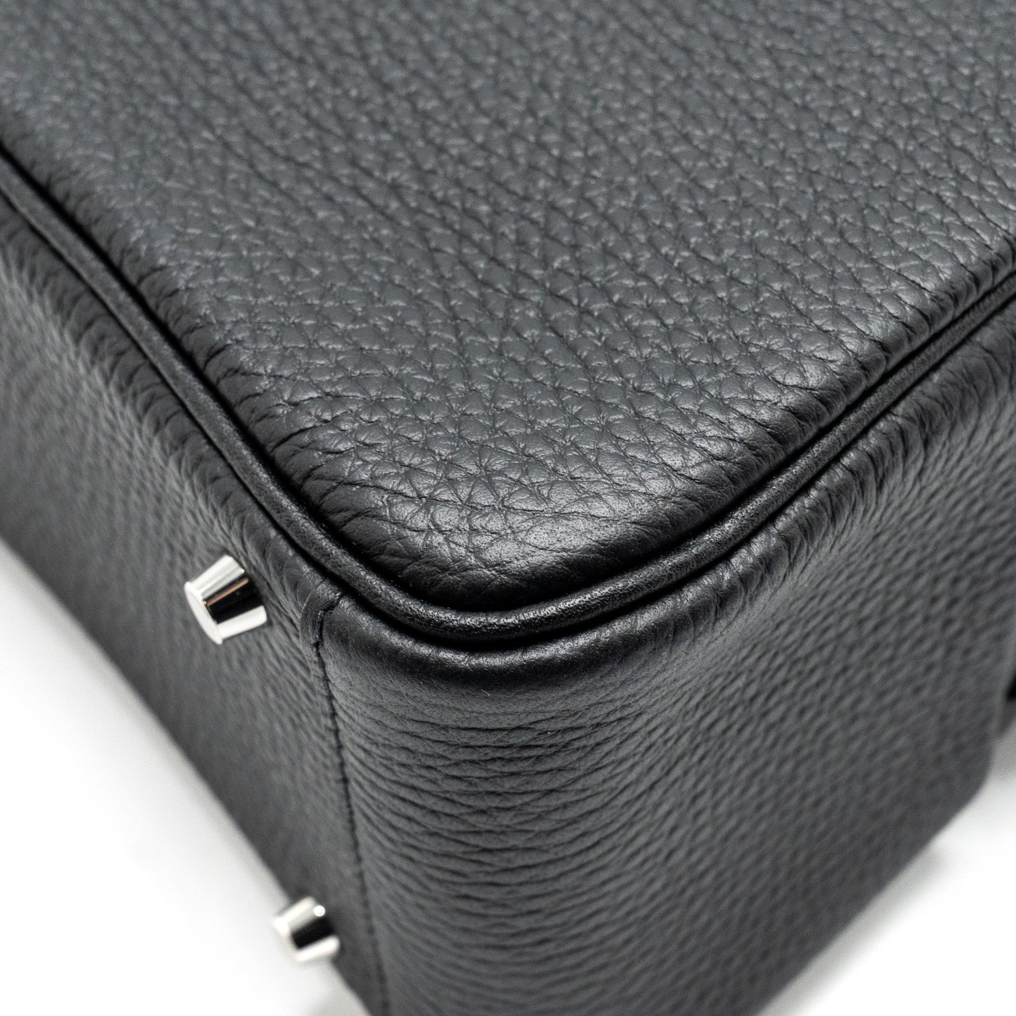 HERMES MINI LINDY CLEMENCE BLACK SHW