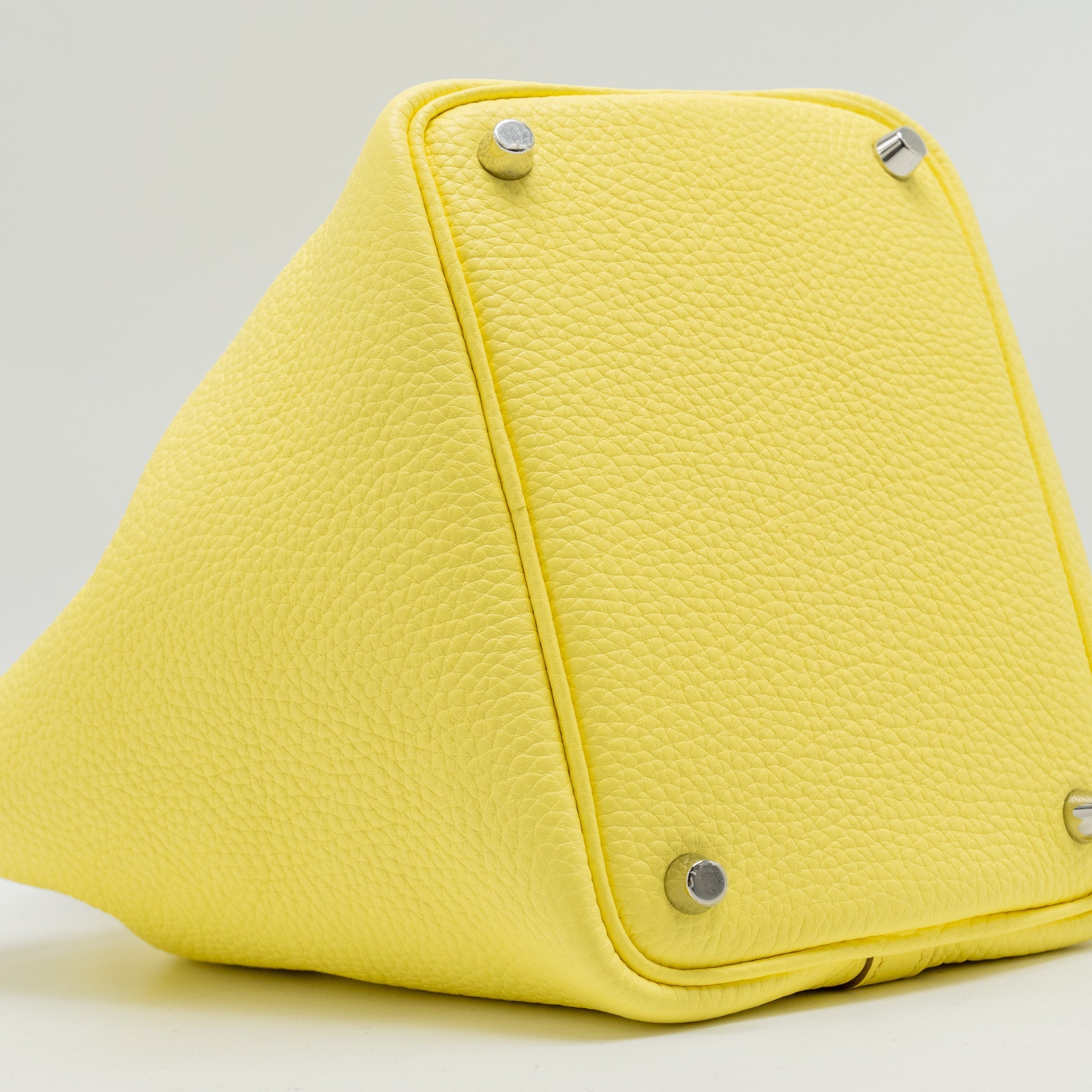 HERMES PICOTIN 18 LOCK BAG CLEMENCE LIMONCELLO SHW