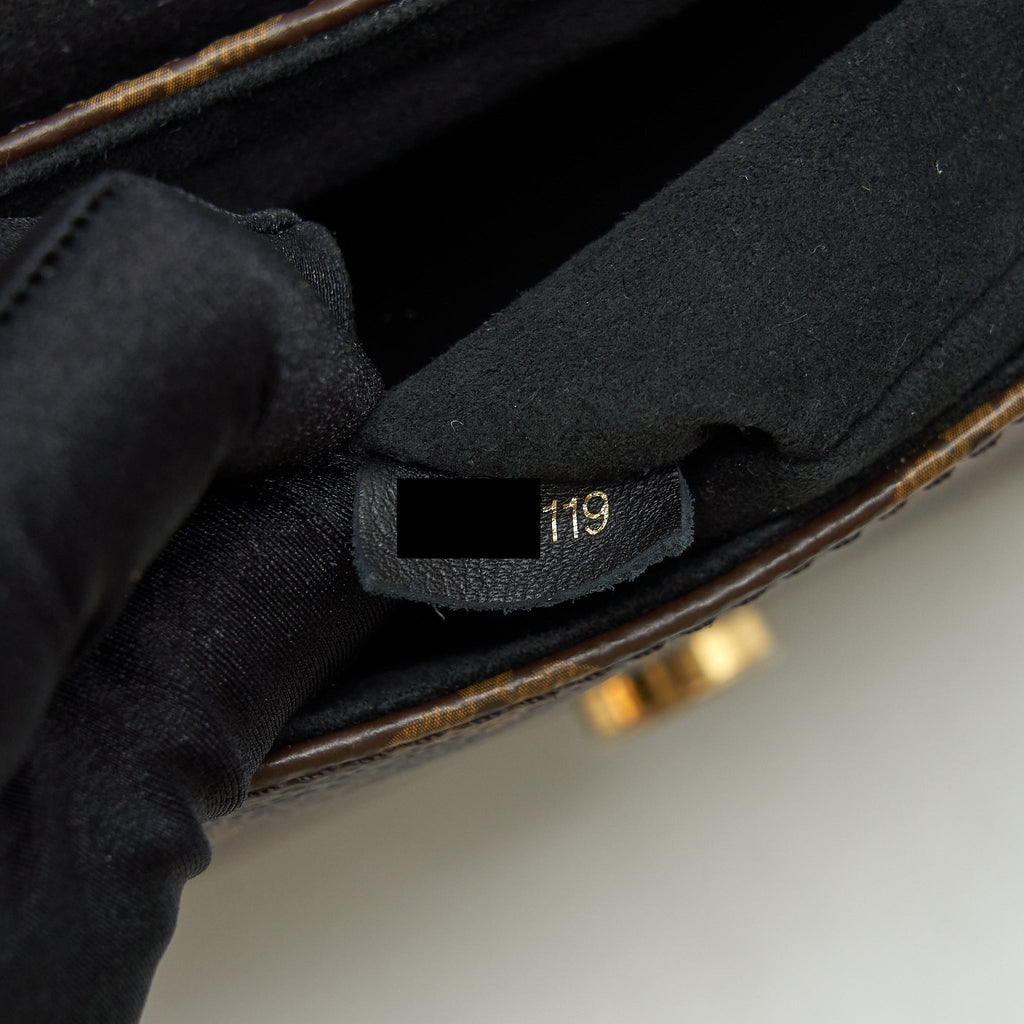 LOUIS VUITTON LOCKY BB MONOGRAM CANVAS/ BLACK GHW