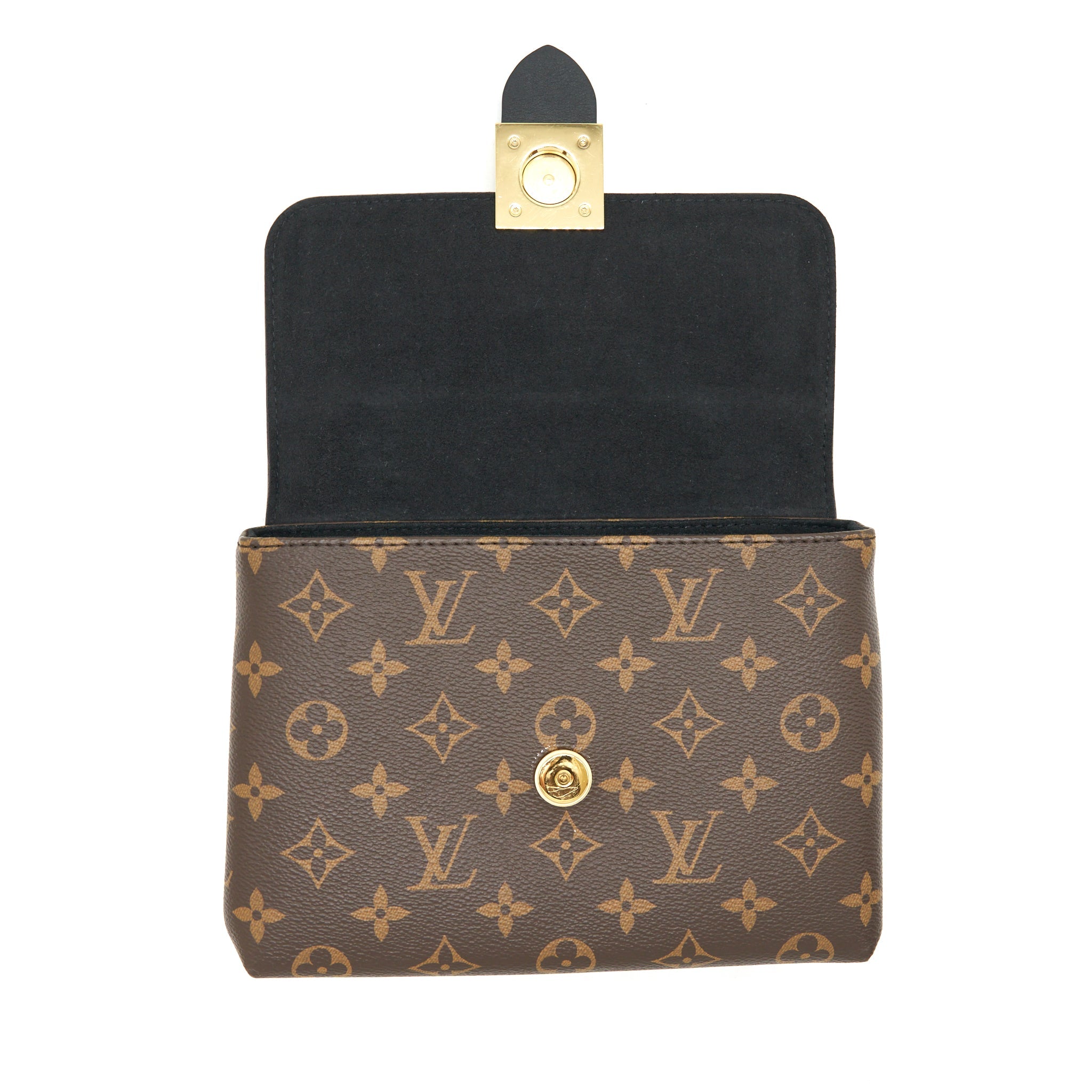 LOUIS VUITTON LOCKY BB MONOGRAM CANVAS/ BLACK GHW