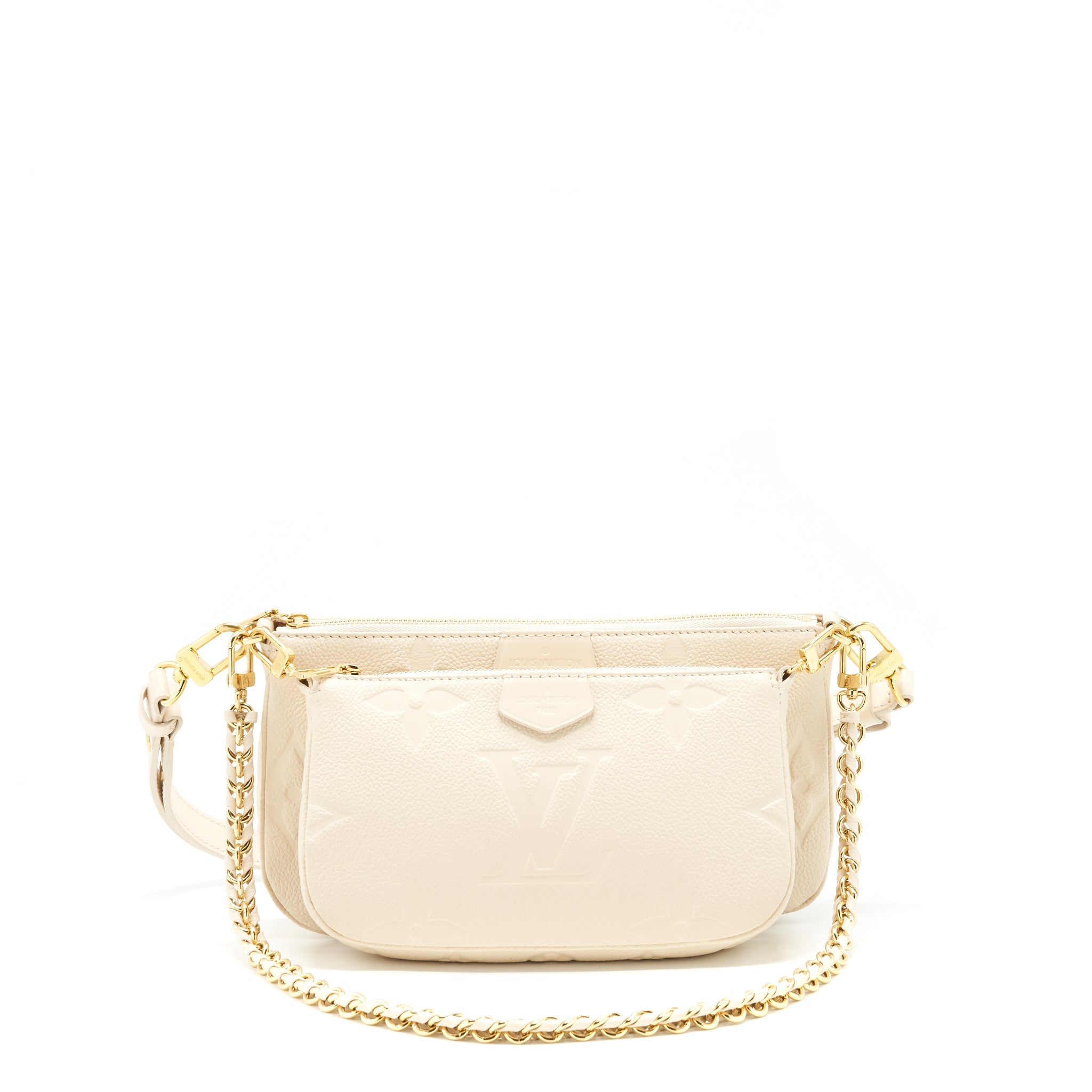 LOUIS VUITTON MULTI POCHETTE WHITE