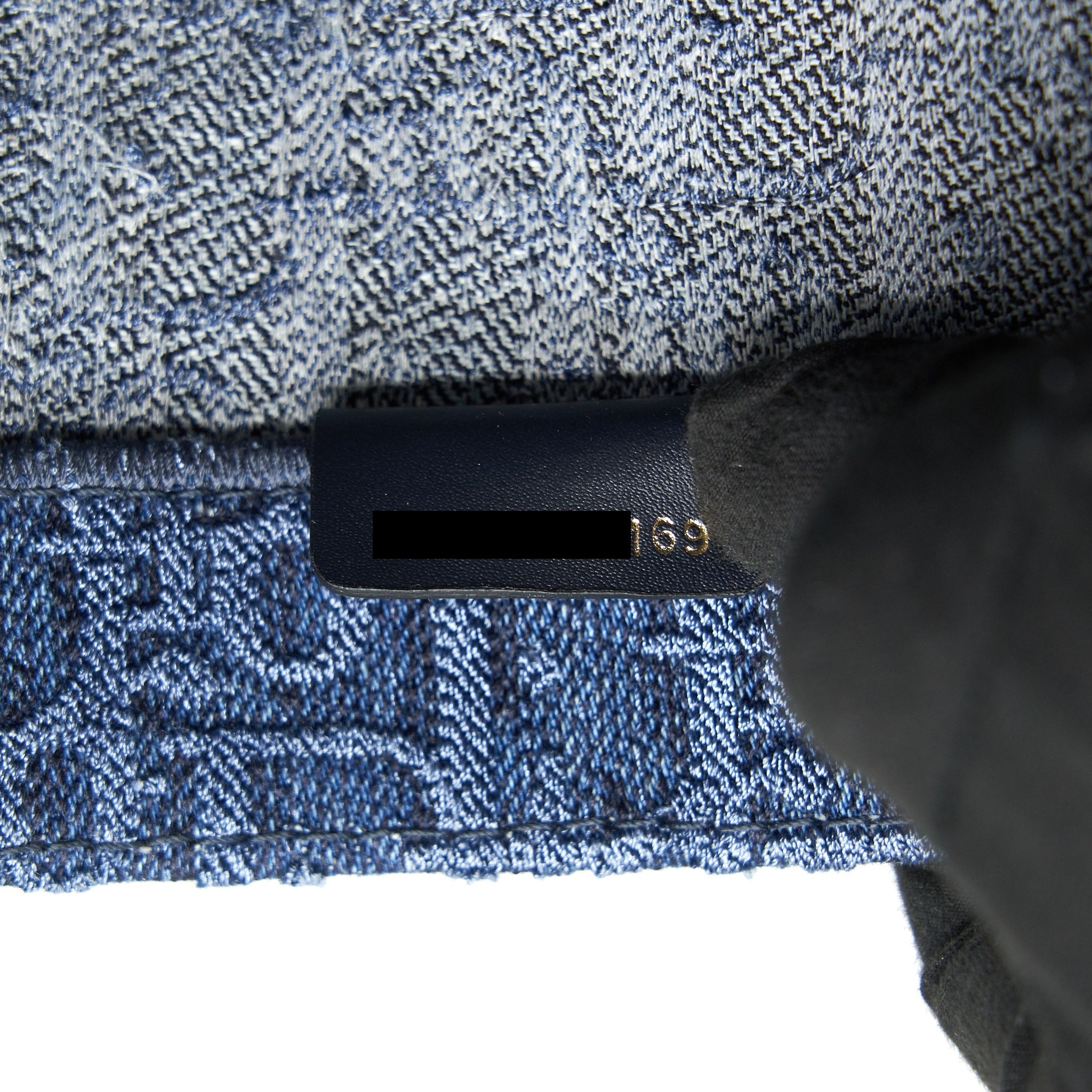 DIOR DENIM DIOR LOGO PRINT BOOK TOTE