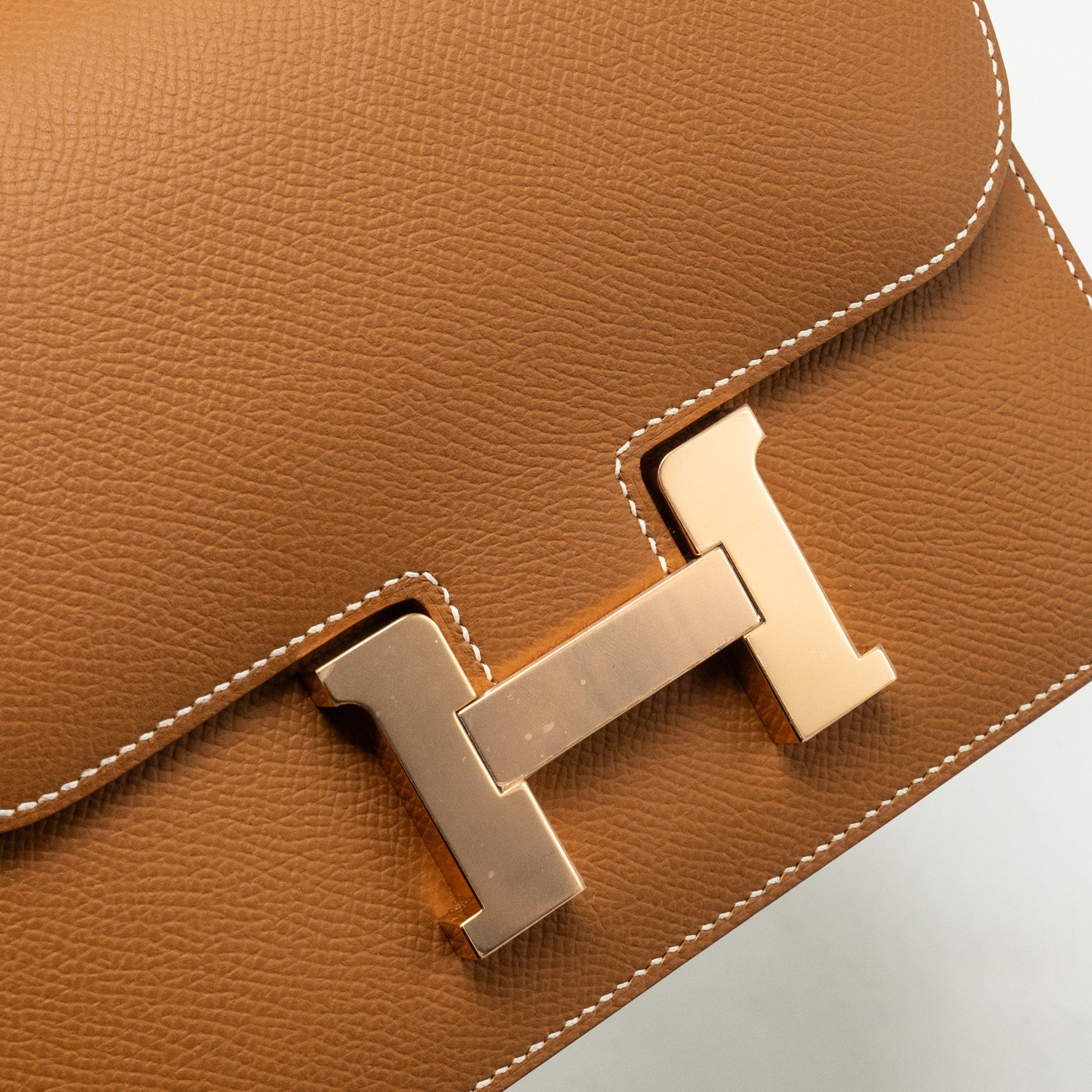 HERMES MINI CONSTANCE EPSOM GOLD RGHW