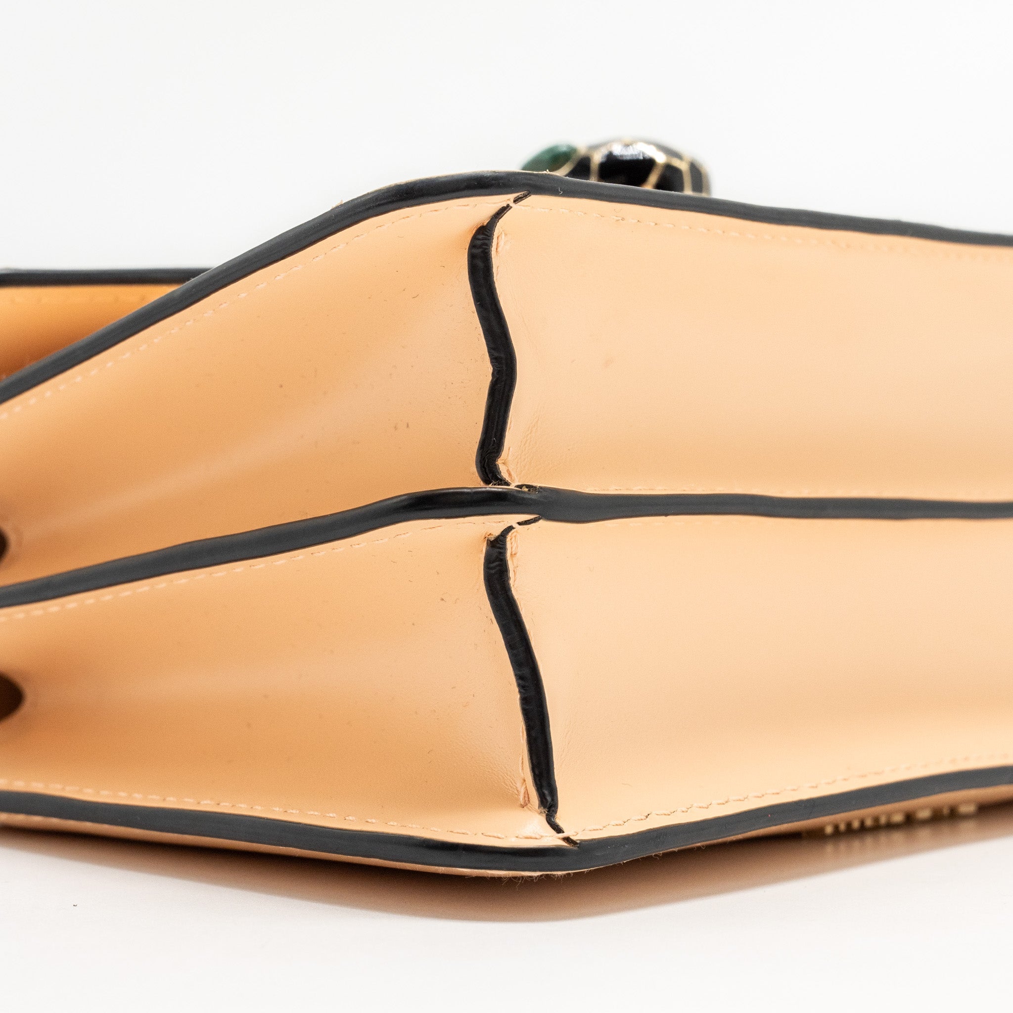 BVLGARI SERPENTI FOREVER FLAP BAG CALFSKIN PEACH LGHW