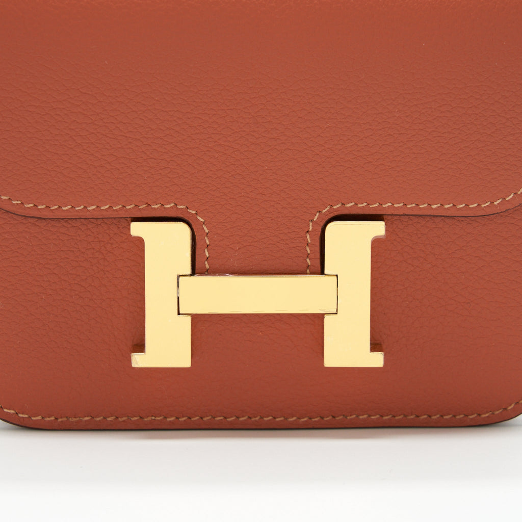 HERMES CONSTANCE SLIM EVERCOLOR BLUSH / BLUE FRIDA GHW