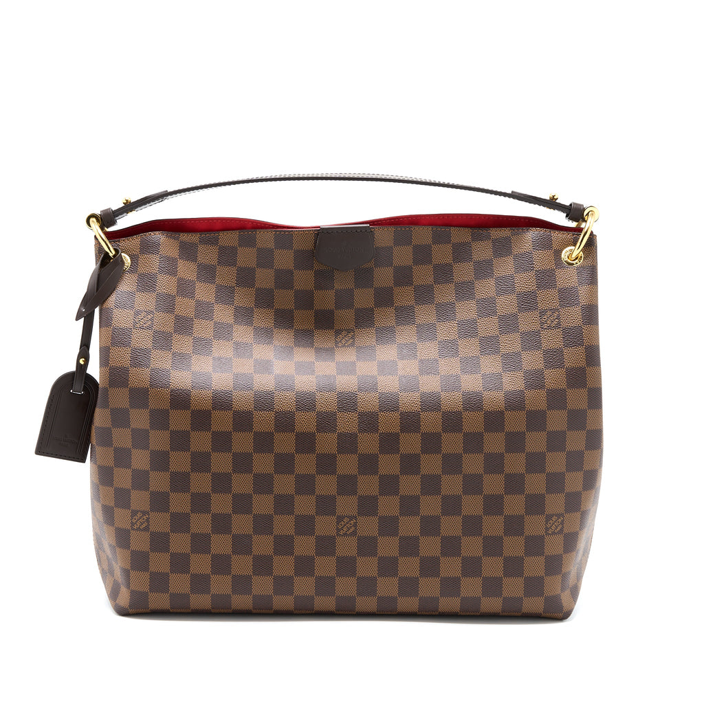 LOUIS VUITTON GRACEFUL MM DAMIER EBENE GHW
