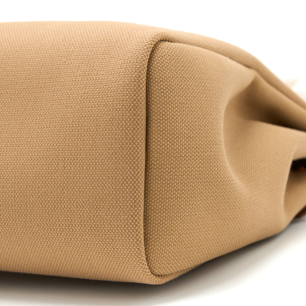HERMES HERBAG ZIP 31 CANVAS CHAI/SABLE/FAUVE GHW