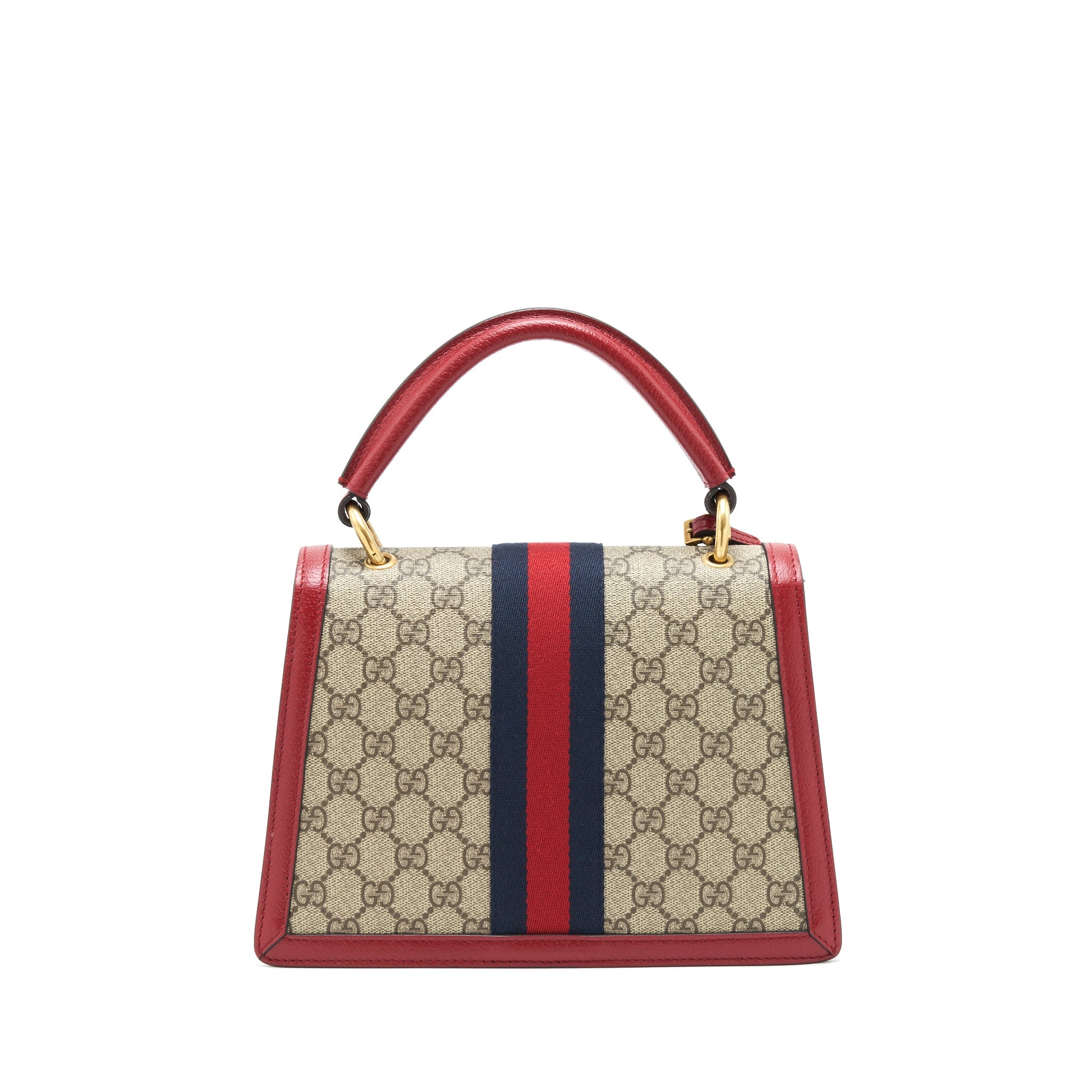 GUCCI QUEEN MARGARET TOP HANDLE BAG RED