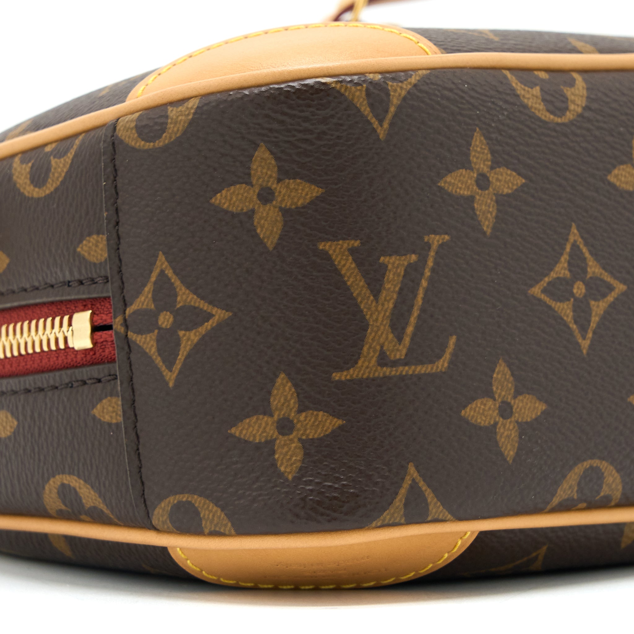 LOUIS VUITTON MINI DEAUVILLE SHOULDER BAG MONOGRAM CANVAS GHW