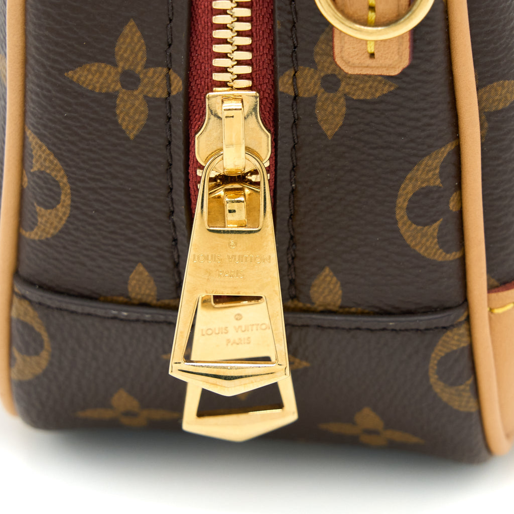 LOUIS VUITTON MINI DEAUVILLE SHOULDER BAG MONOGRAM CANVAS GHW