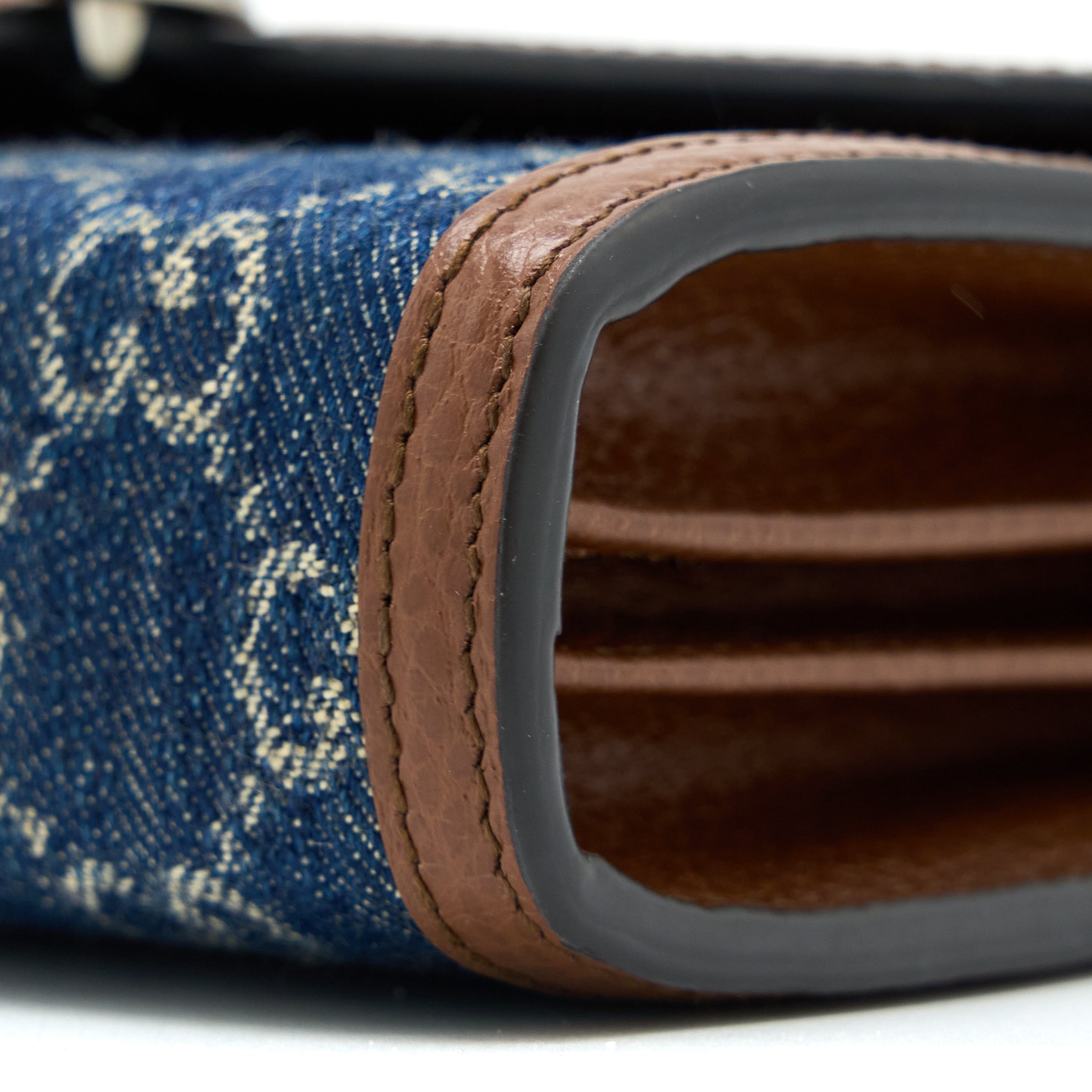 GUCCI DIONYSUS WALLET ON CHAIN GG SUPREME DENIM/LEATHER MULTICOLOURED HARDWARE