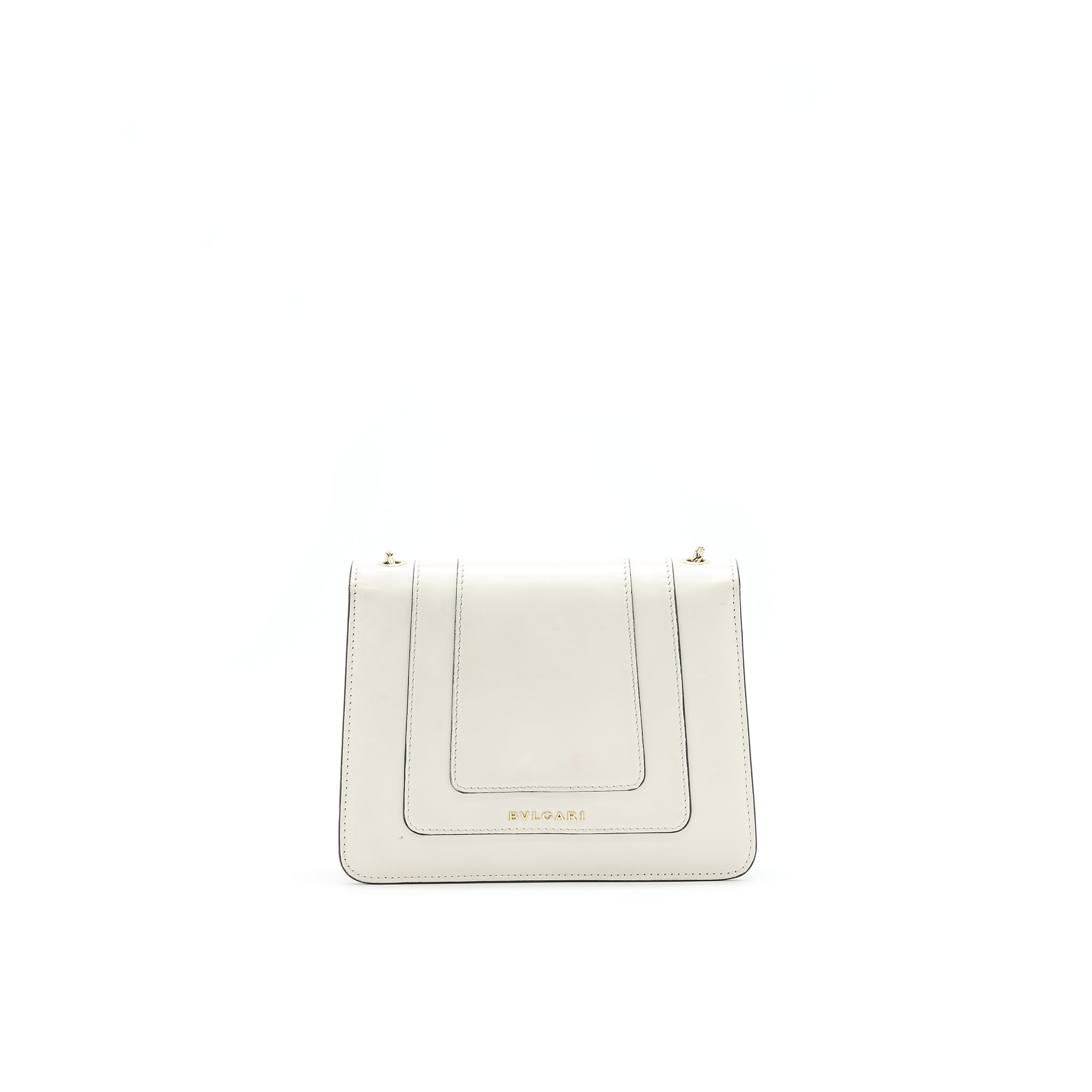 BVLGARI SERPENTI FOREVER CROSSBODY BAG WHITE LGHW